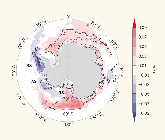 Sea ice over 1979-2012