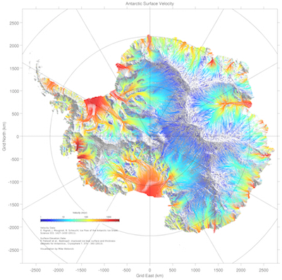 Antarctica Ice Sheet Velociy